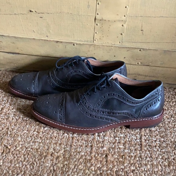 JOHNSTON & MURPHY J&M 1850 100% LEATHER CAREER DRESS SHOES MENS 10 M - Picture 3 of 13